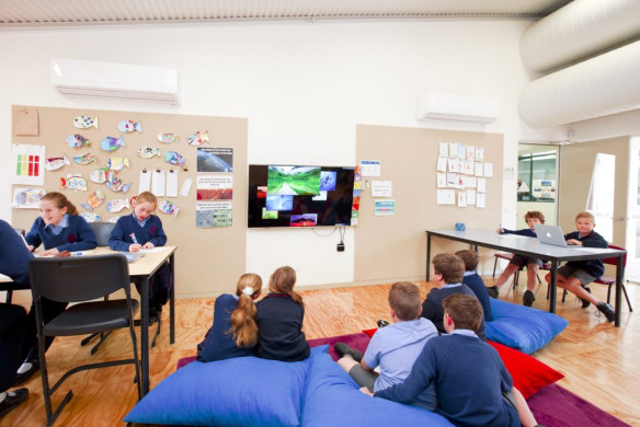 GATHERING: Yrs 3/4 Centre, St Monica’s Primary Wodonga