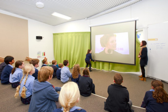 GATHERING: Yrs 3/4 Centre, St Monica’s Primary Wodonga